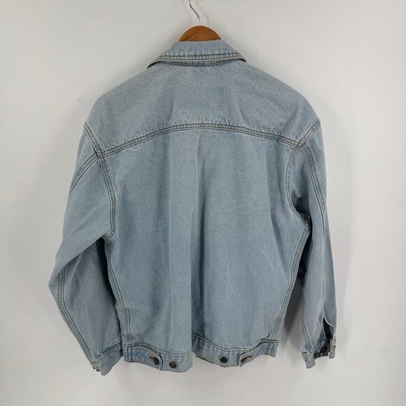Vintage Cobra Light Wash Denim Jacket 100% Cotton Women’s Small - Picture 2 of 6